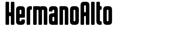 HermanoAlto font preview